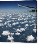 Cumulus Humilis Clouds Seen From An Aircraft Canvas Print