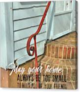 Curved Stoop Quote Canvas Print