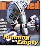 Dallas Cowboys Emmitt Smith... Sports Illustrated Cover Canvas Print