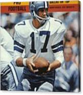 Dallas Cowboys Qb Don Meredith... Sports Illustrated Cover Canvas Print