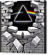Dark Side Of The Wall Canvas Print