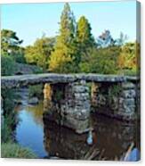 Dartmoor Clapper Bridge Canvas Print