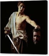 David And Goliath Canvas Print