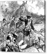 Death Of Major Pitcairn, Battle Canvas Print