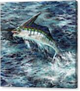 Deep Blue Marlin Canvas Print