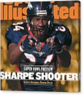 Denver Broncos Shannon Sharpe, 1999 Afc Championship Sports Illustrated Cover Canvas Print