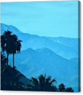 Desert Series - San Gorgonio Pass Blue Canvas Print