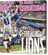 Detroit Lions V Dallas Cowboys Sports Illustrated Cover Canvas Print