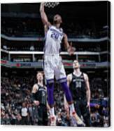 Detroit Pistons V Sacramento Kings Canvas Print