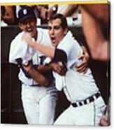 Detroit Tigers Al Kaline And Denny Mclain Sports Illustrated Cover Canvas Print