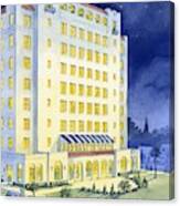 Dixie Sherman Hotel Canvas Print