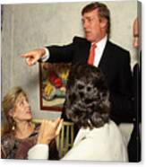 Donald Trump And Marla Maples Canvas Print