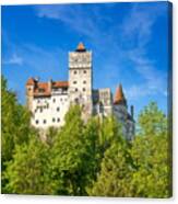 Dracula Castle, Transylvania, Bran Canvas Print