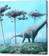 Dreadnoughtus Dinosaur Canvas Print