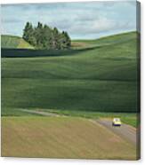 Drive In The Palouse Canvas Print