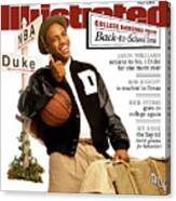 Duke University Jason Williams, 2001-02 College Basketball Sports Illustrated Cover Canvas Print