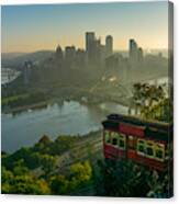 Duquesne Incline In The Early Morning Canvas Print
