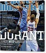 Durant A New Mvp Arrives Sports Illustrated Cover Canvas Print