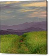 Dusk Along The Appalachian Trail Canvas Print