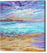 Dusk At The Beach Canvas Print