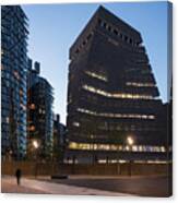 Dusk View Of Switch House Exterior, Tate Modern, London, Uk Canvas Print