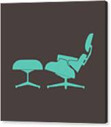 Eames Lounge Chair And Ottoman I Canvas Print