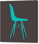 Eames Plastic Side Chair I Canvas Print