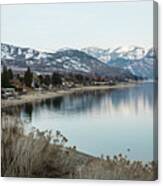 Early Spring  Lake Chelan Reflections Canvas Print
