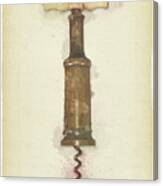 Early1800 Barrel Corkscrew Canvas Print