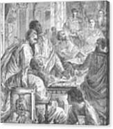 Ecumenical Council Of Nicea Illustration Canvas Print
