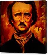Edgar Allan Poe Fresh Blood Canvas Print