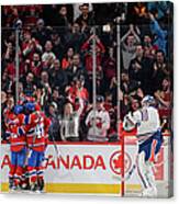 Edmonton Oilers V Montreal Canadiens Canvas Print