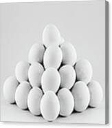 Egg Pyramid Canvas Print