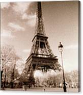 Eiffel Tower In Paris, France Canvas Print