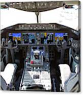El Al Boeing 787-9 Dreamliner Cockpit Canvas Print