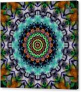 Electric Mandala Canvas Print