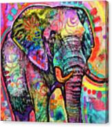 Elephant In Charge Canvas Print