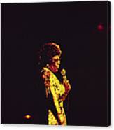 Ella Fitzgerald Performs On Stage Canvas Print