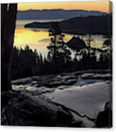 Emerald Bay Lake Tahoe Vertical Canvas Print