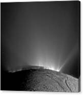 Enceladus Polar Geysers Canvas Print