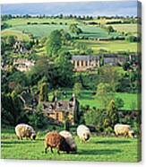 England, Gloucestershire,   Cotswolds Canvas Print