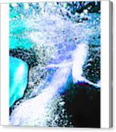 Escaping The Darkness Through Bubble Chaos Canvas Print