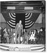 Eugene Debs Delivering Speech Canvas Print