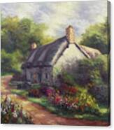 European Cottage Iii Canvas Print