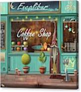 Excalibur Coffee Shop Canvas Print