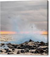 Explosive Sea 5 Canvas Print