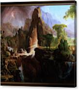 Expulsion From The Garden Of Eden By Thomas Cole Canvas Print