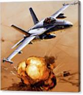 Mcdonnell Douglas F/a-18 Hornet Canvas Print