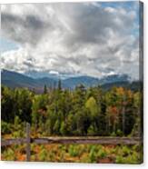 Fall Foliage After A Storm On The Kancamagus Highway In The White Mountains Ii Canvas Print