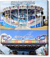 Famous Amusement Park Rides Canvas Print